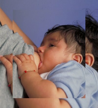 baby breastfeeding