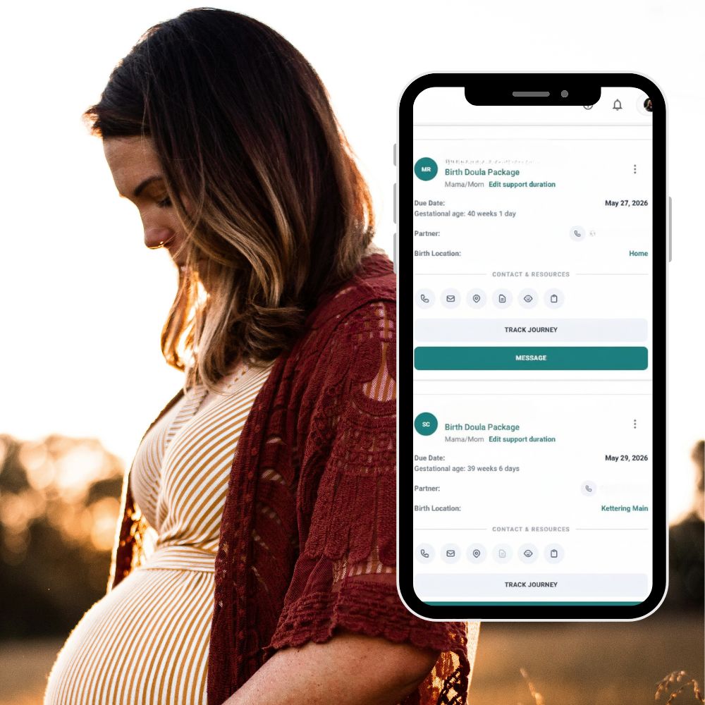 woman in field posing for camera while pregnant