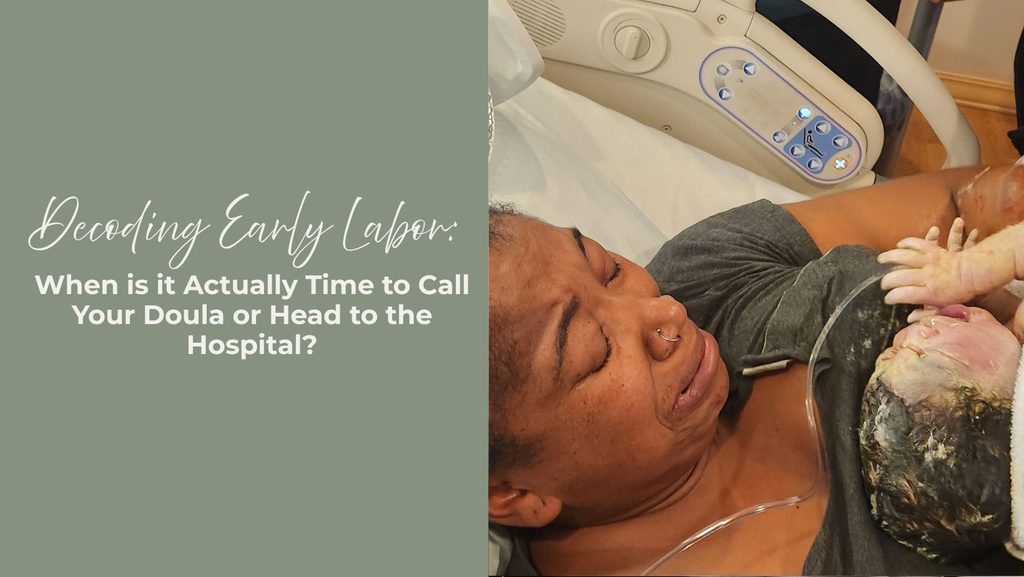 woman holding newborn baby in hospital